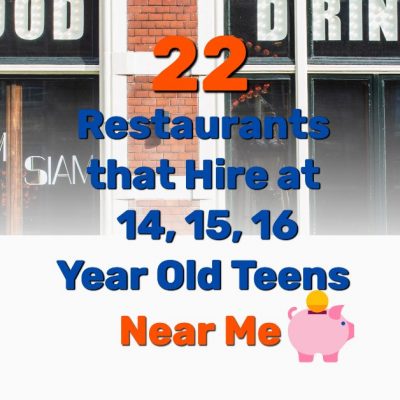 Restaurants that Hire at 14 15 16 Teens - Frugal Reality