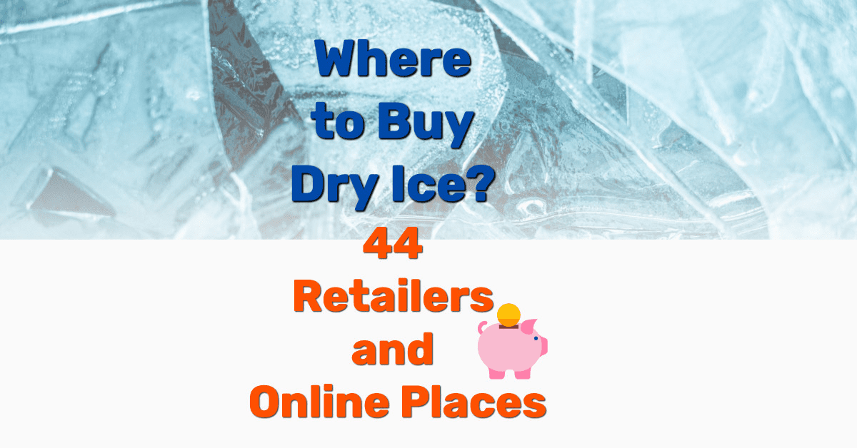 Where to buy dry ice - Frugal Reality