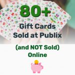 Gift Cards Sold at Publix - Frugal Reality